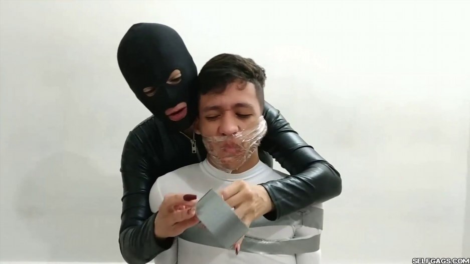 Selfgags Femdom Bondage - She Left The Silly Wannabe Hero Powerless And Humiliation
